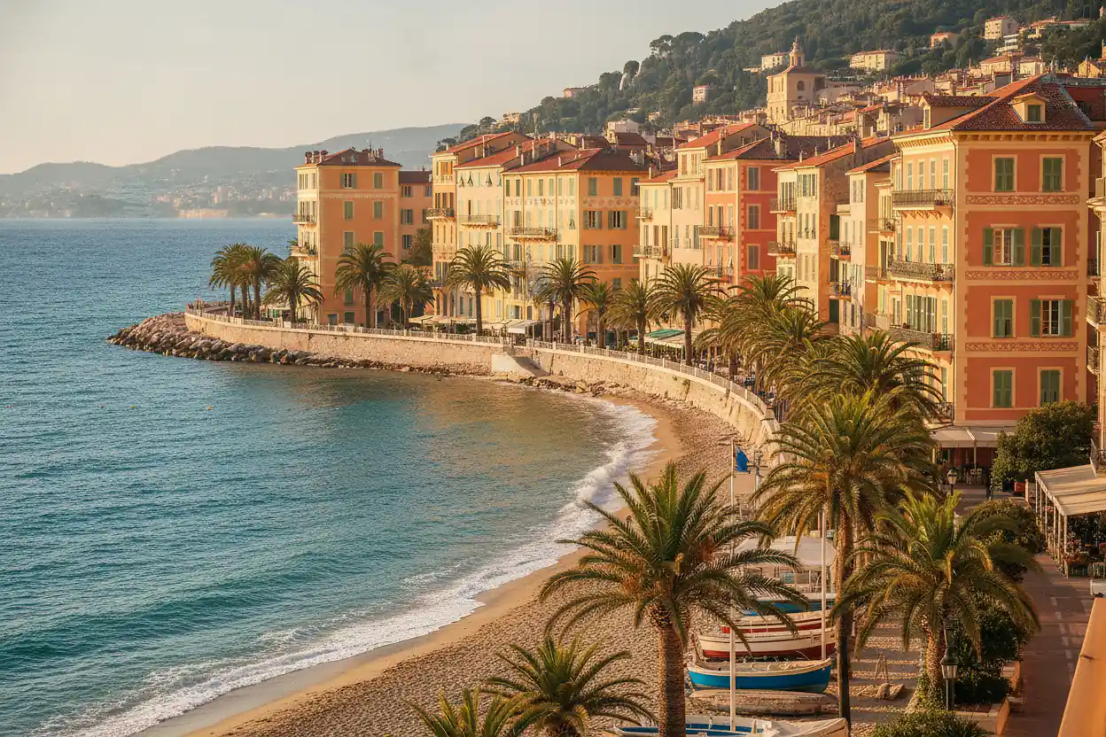 Vue de Menton